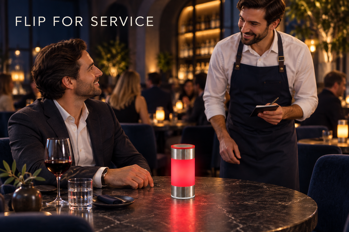 Waiter Call Lights for Restaurants and Bars: How Flip Lamps Work