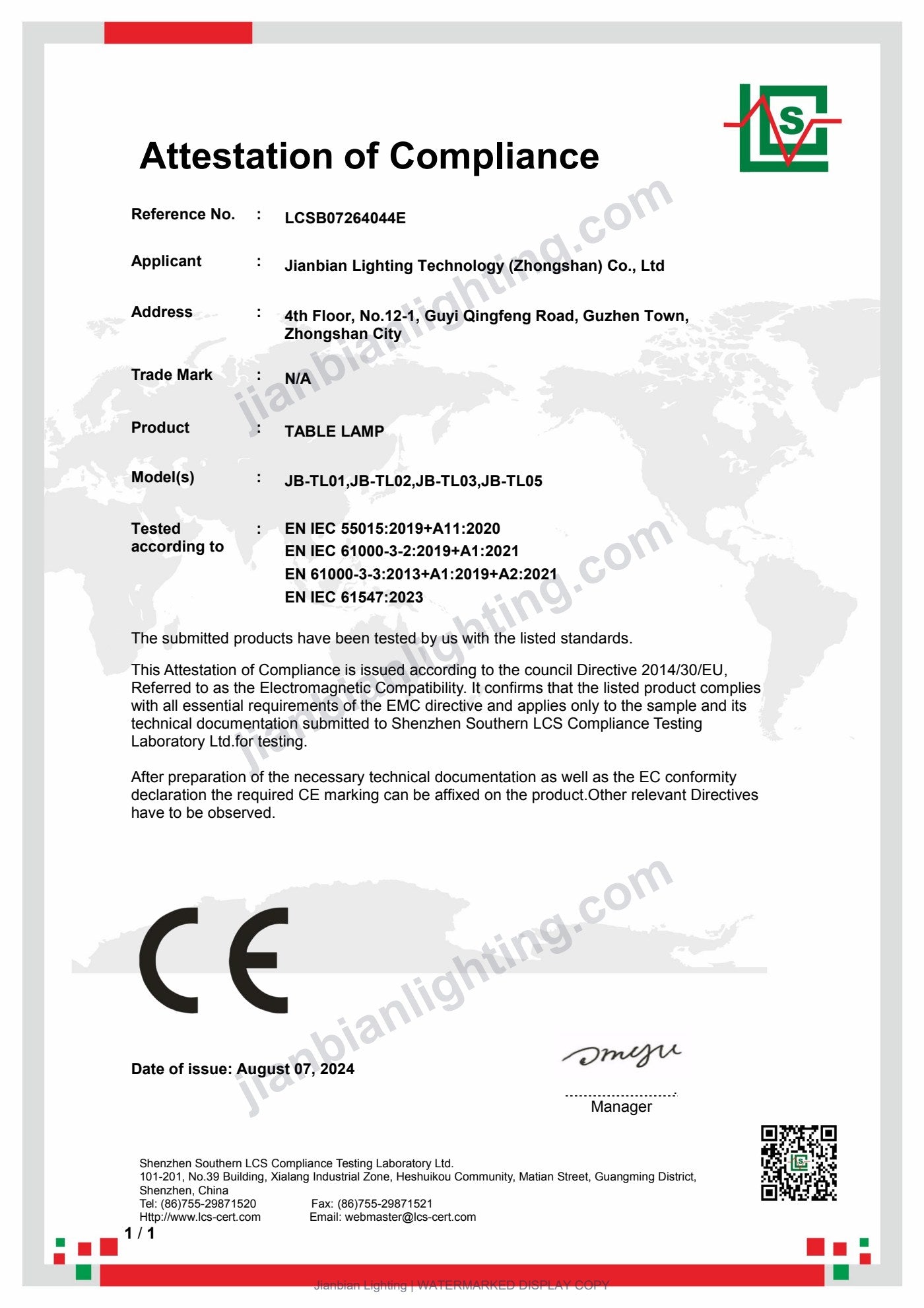 CE document