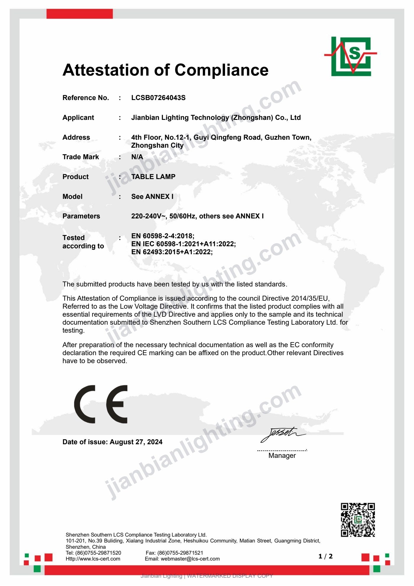 CE document