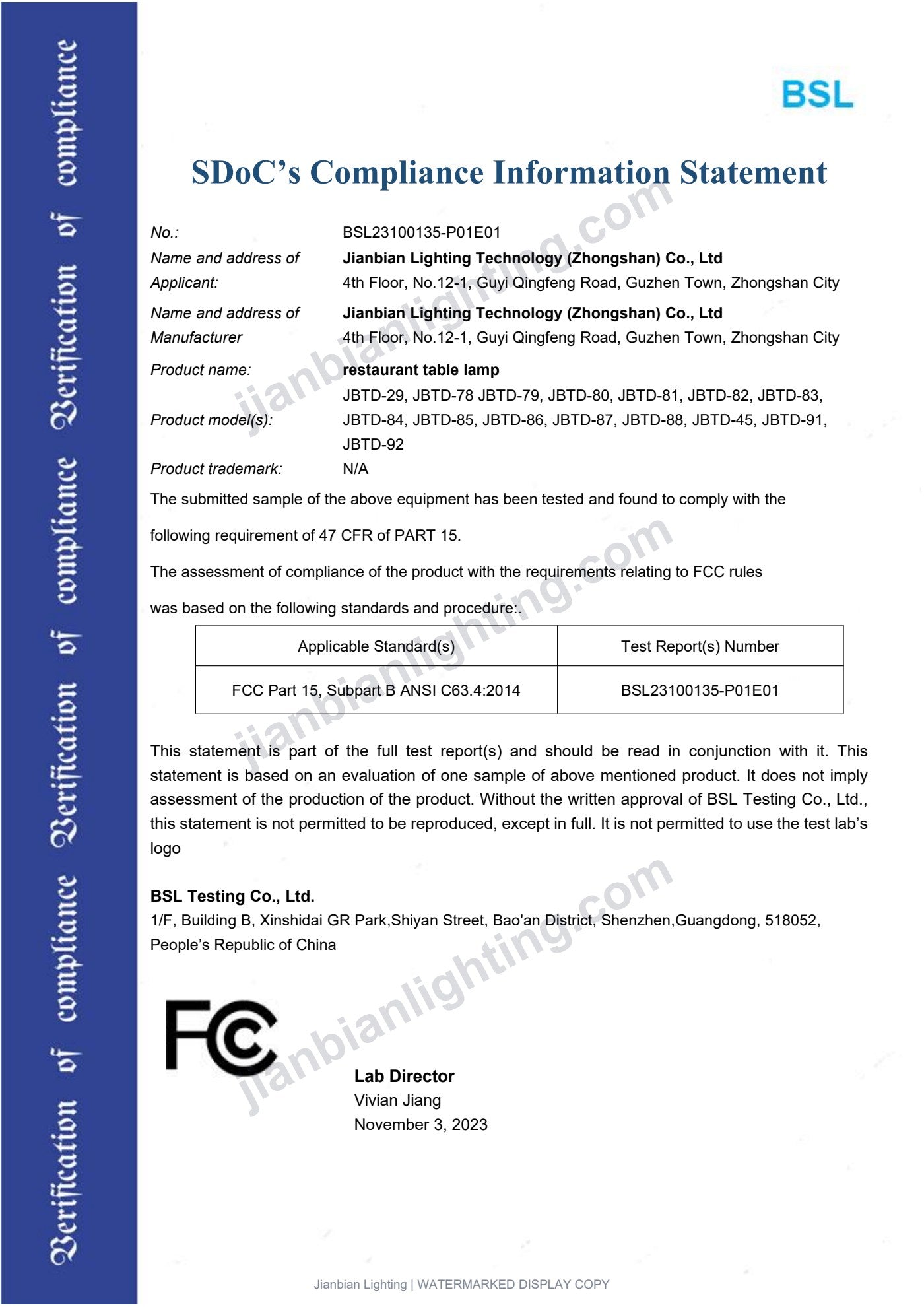 FCC document