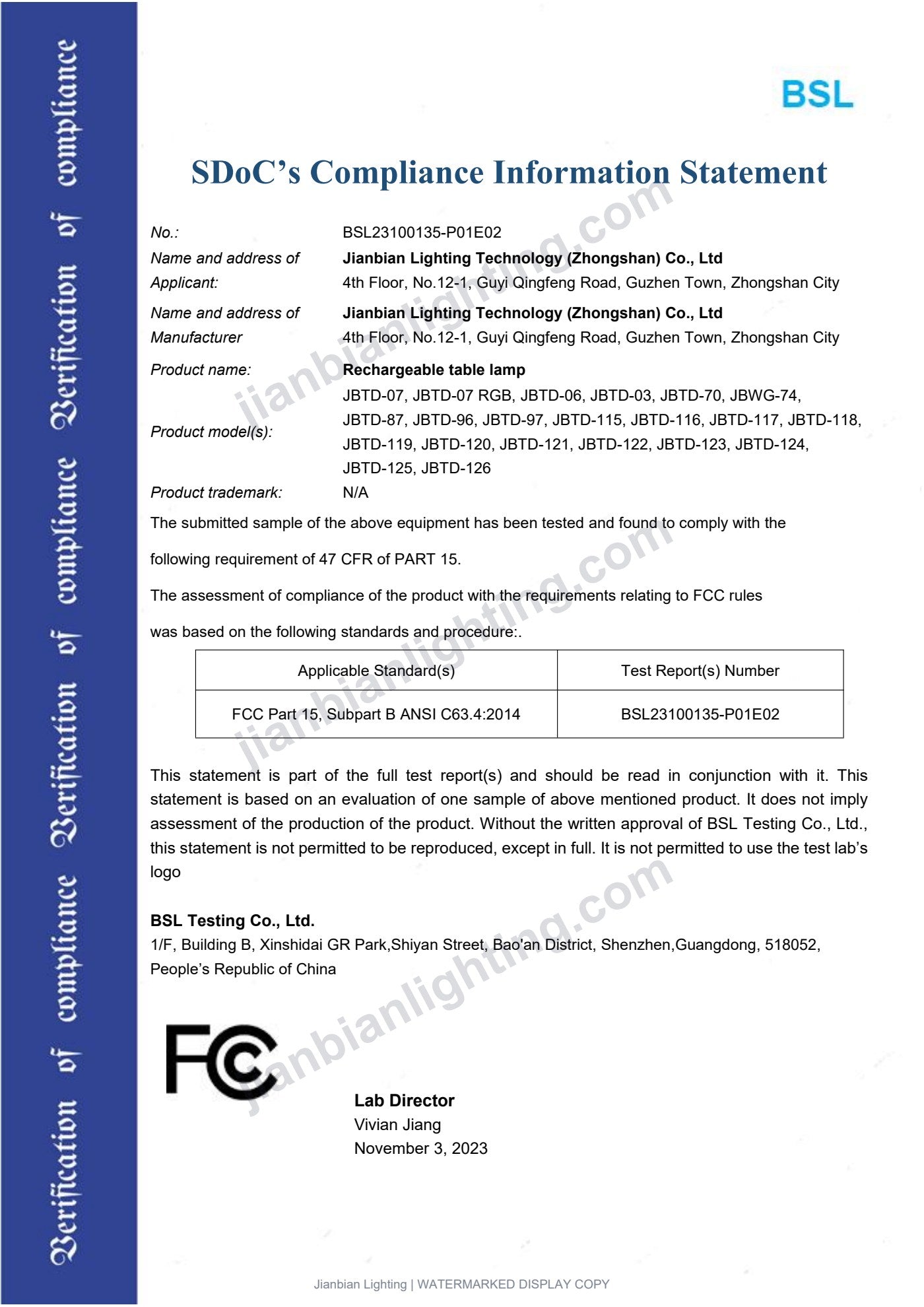 FCC document