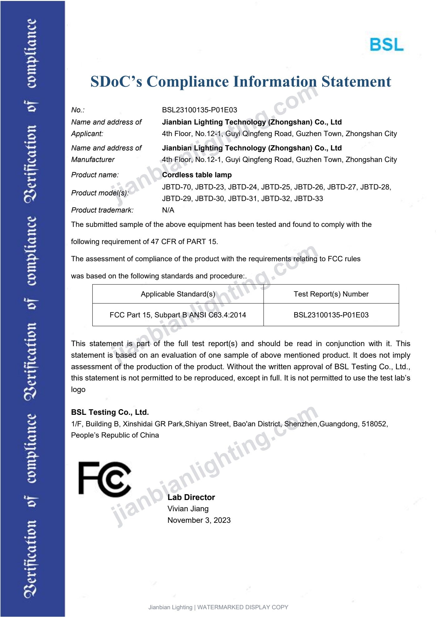 FCC document