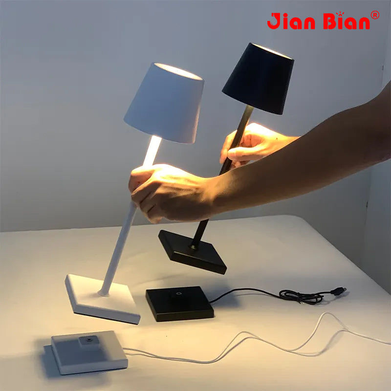 Rechargeable LED Table Lamp with Touch Dimmer