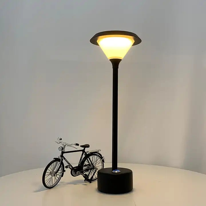 Wireless Lamp LED table aluminum touch control convenient rechargeable led vintage desk lamp