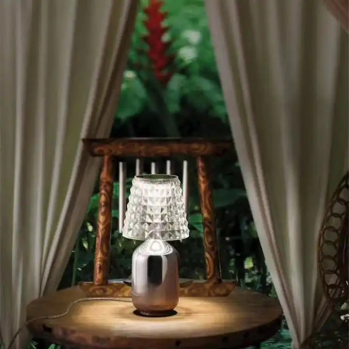 Touch LED Lamp Dining Table Lamp Rechargeable Lamp Restaurant Decorative Modern Hotel Table Light Night Light