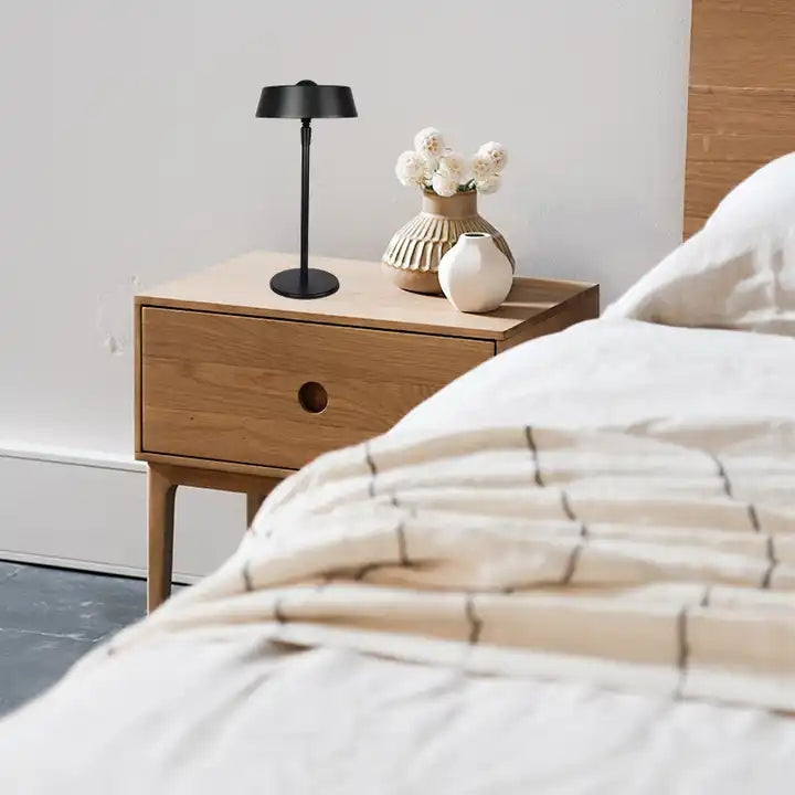 Drop Shipping Dimmable Touch Control Modern Cordless Restaurant Table Light Led Night Bedside Desk Lamp With Recharge Battery