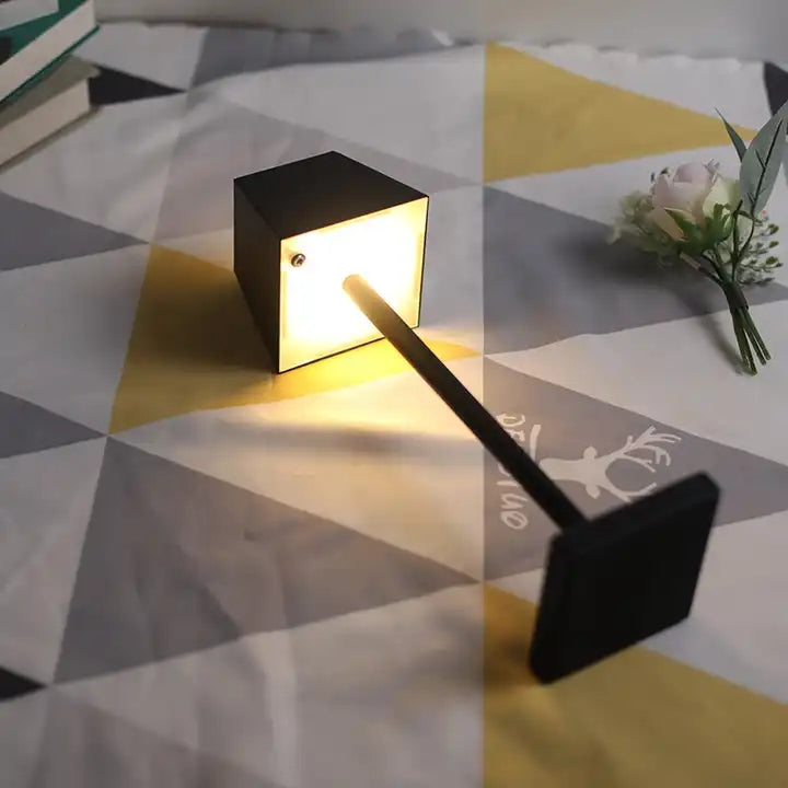 Luxury Restaurant Rechargeable Table Lamp Nordic Hotel Bedside Light Smart Led Desk Lamp Table Lights