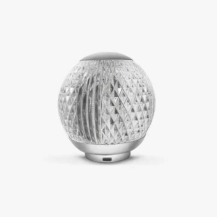 Touch 3-level rechargeable acrylic moon night lights usb night light led crystal ball table lamp for bedside decorate