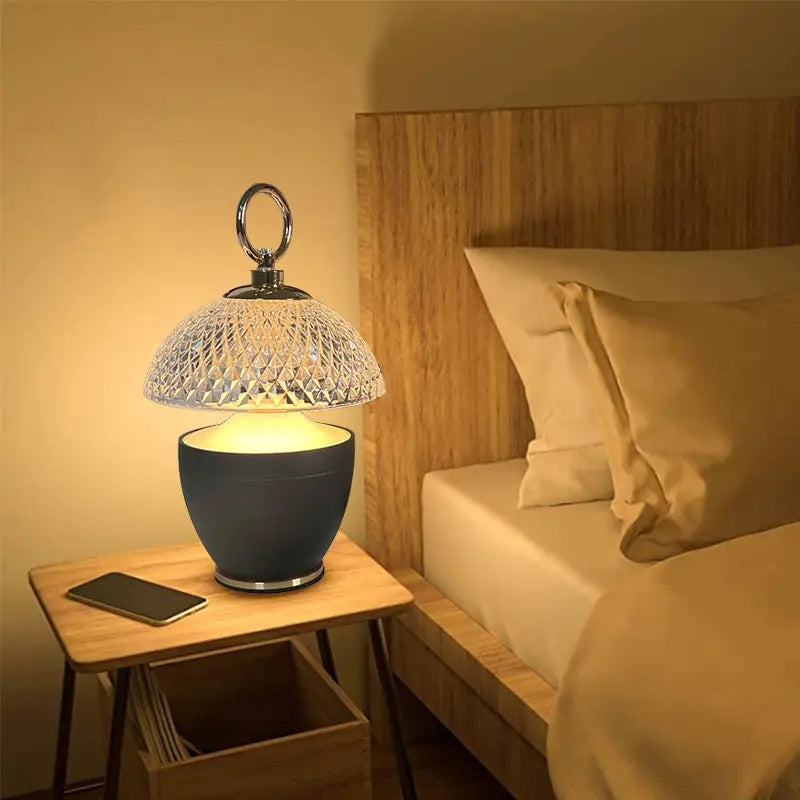Nordic Bedside Lamp Bedroom LED Table Lamp Small Night rechargeableLED Bedroom Living Room Bedside Bar Table Lamp Light