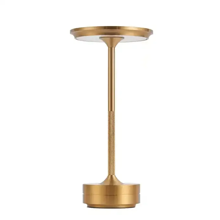 Restaurant Luxury Cordless Rechargeable Aluminum Metal Touch Hotel Bar Living Room Reading Decoration Led Table Lamp