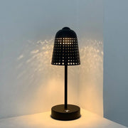 Oem&Odm creative exquisite Hollow out table lamp cordless rechargeable usb for decorate bed room