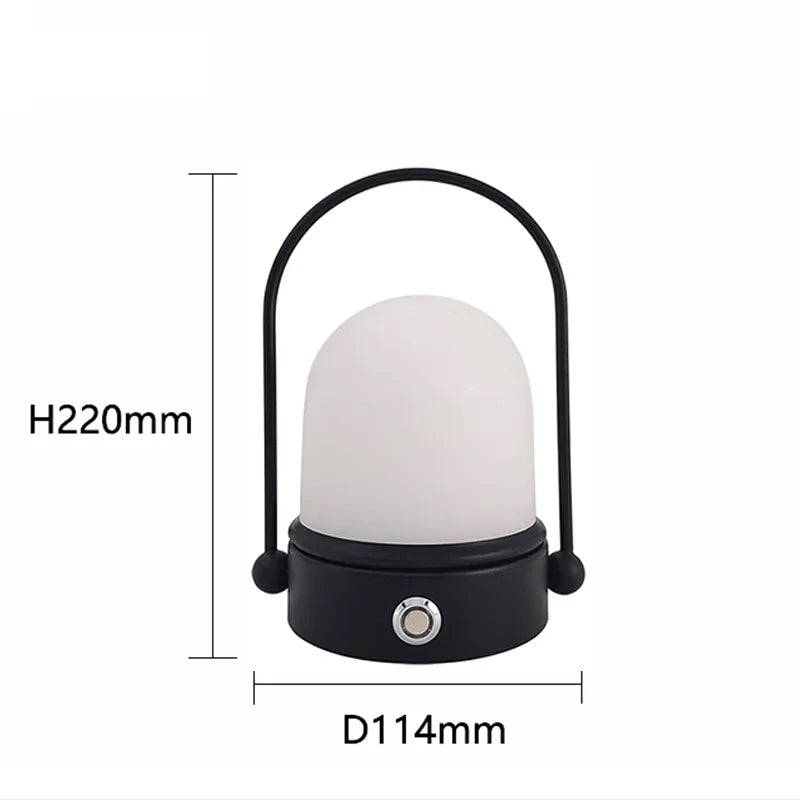 Dimmable outdoor portable Lampe de camping rechargeable usb touch charging camping portable lamp