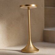 3W Aluminum Rechargeable Restaurant Table Lamp with Touch Dimming and 2000mAh Battery