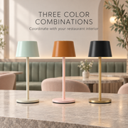 Mini Slim Aluminum Rechargeable LED Table Lamp with 3000K Warm Light for Restaurants