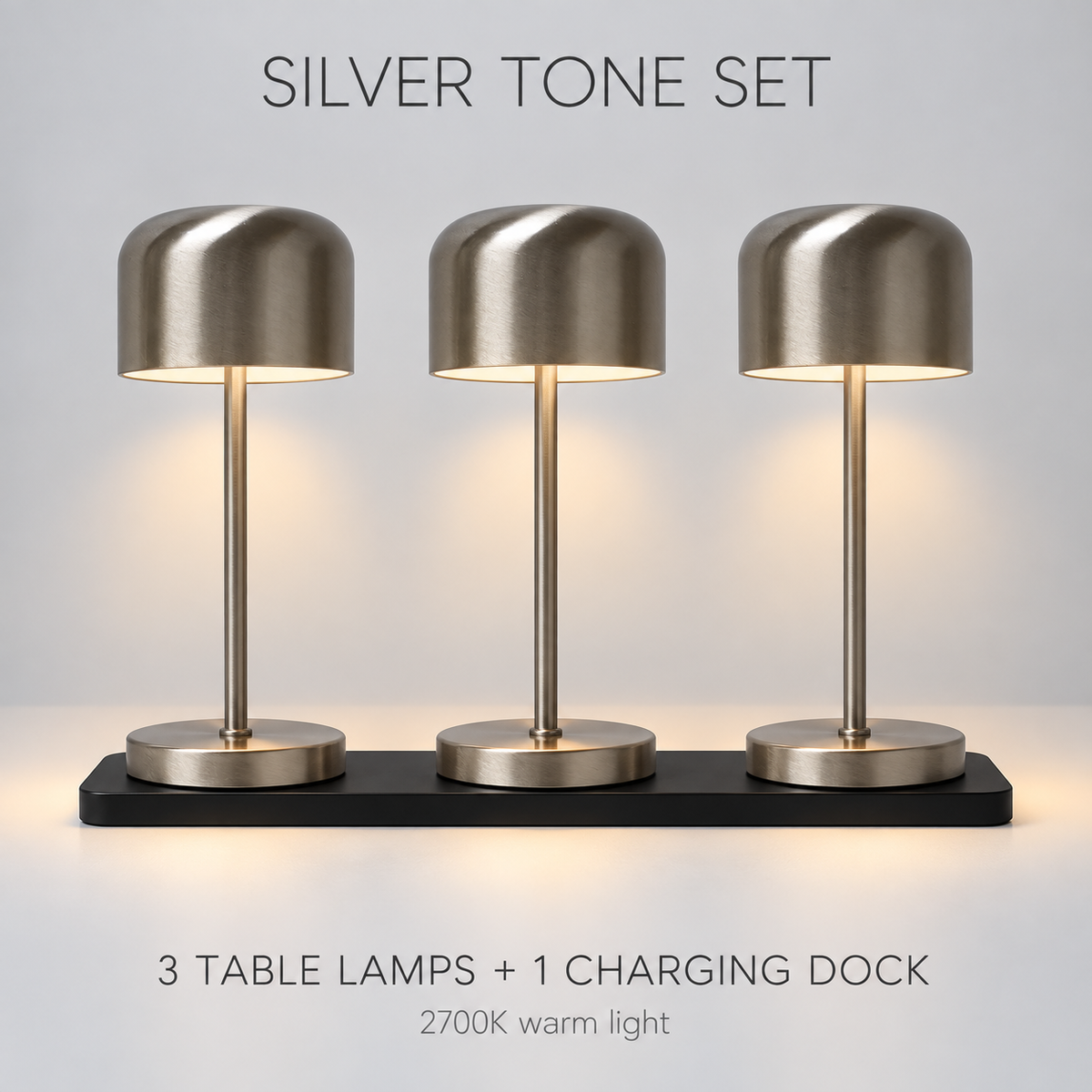 IP54 Rechargeable LED Table Lamp with Charging Dock for Restaurants and Hotels detail image 4