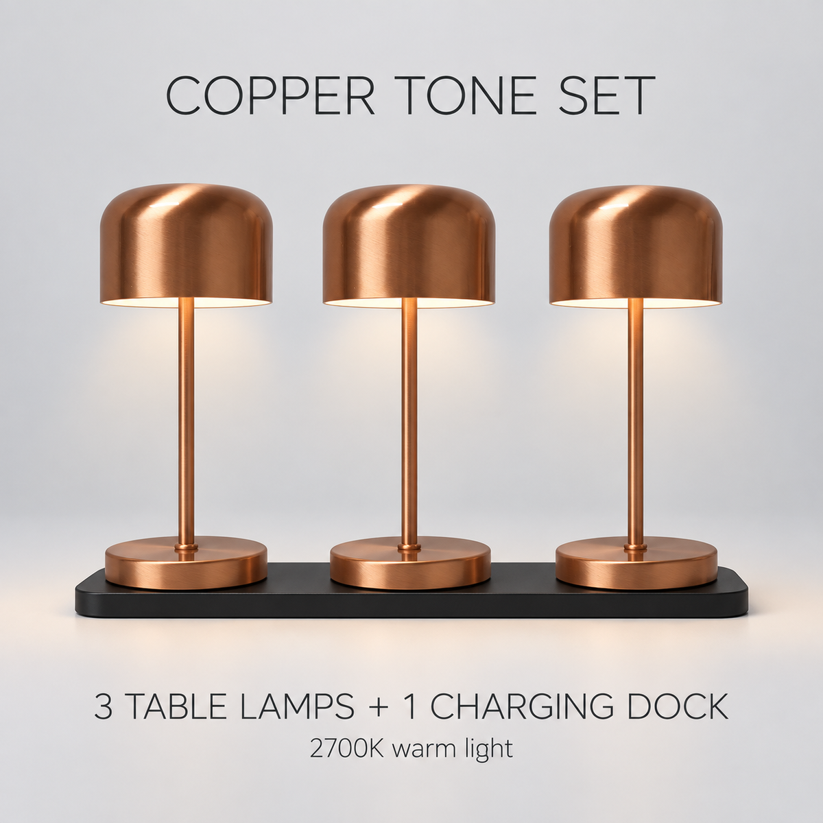 IP54 Rechargeable LED Table Lamp with Charging Dock for Restaurants and Hotels detail image 5