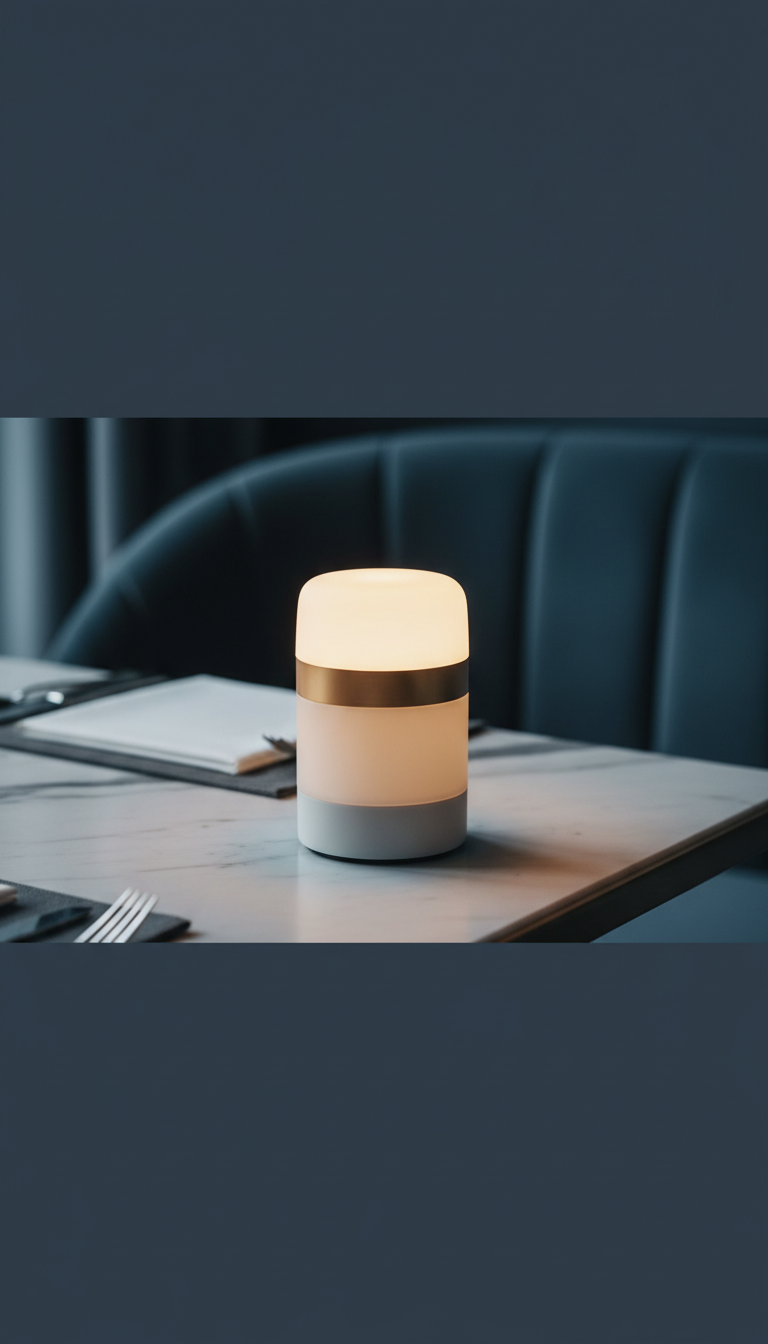 Mini Cordless Lamp in Matte Porcelain