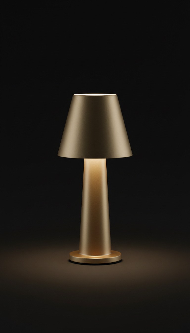 Champagne Gold Accent Lamp