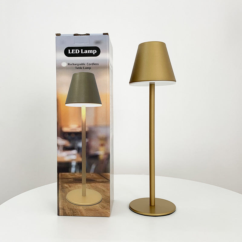 Modern battery lamps home decor dimmable bedside Tafellamp tisch lampe touch bar rechargeable cordless led table lamp restaurant detail image 1