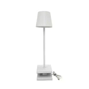 Nordic Indoor Outdoor Metal Lampada da tavolo Led Hotel Restaurant Lampe De Table With Contact Charging Base
