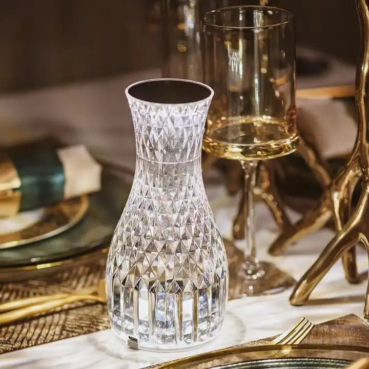 Portable Creative Romantic Touch Control Acrylic Table Lamps For Home Cafe Hotel Atmosphere Lighting