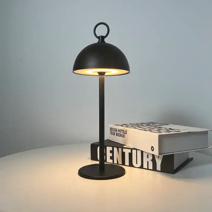 Nordic Modern Luxury Portable Bedside Battery Wireless Restaurant Rechargeable Cordless Led Table Lamp