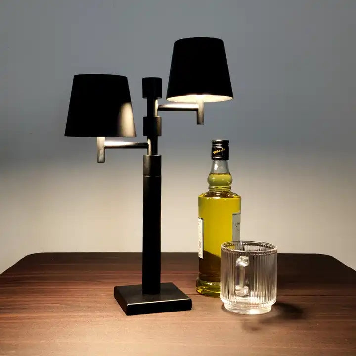modern luxury wireless hotel rechargeable portable fashion cordless desk beside led table lamp for bedroom