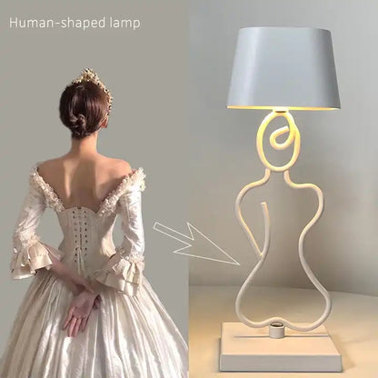 Modern Luxury Bedside Luxury Metal Wireless Portable Small Cordless Rechargeable Hotel Fashion Led Tbale Lamp
