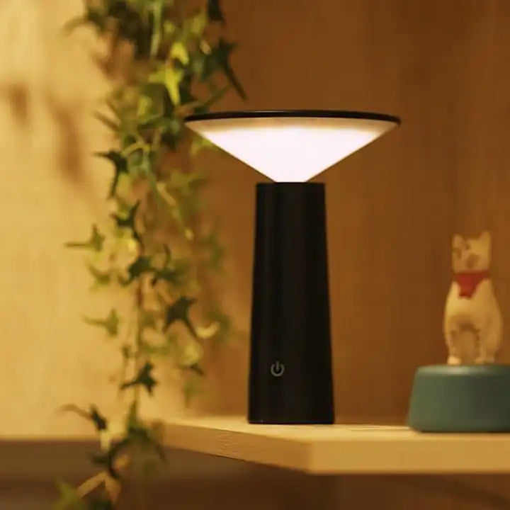 LED cordless table lamp rechargeable desk light hotel commercial bar table light touch dimming wireless lamp lamparas de mesa