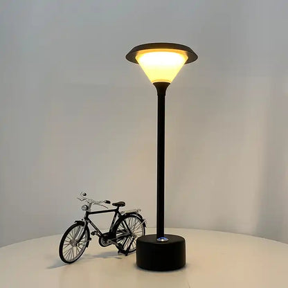 Wireless Lamp LED table aluminum touch control convenient rechargeable led vintage desk lamp