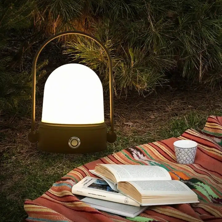Dimmable outdoor portable Lampe de camping rechargeable usb touch charging camping portable lamp