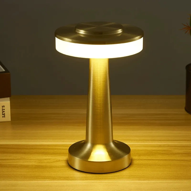 Modern European Table light Hotel Restaurant Decoration Rechargeable LED Table Lamp Romantic Dinner Light zafferano poldina pro