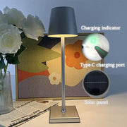 Portable Led Outdoor Camping Lighting Solar Energy System Charging Wireless Table Lamps With Remote