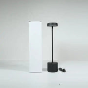 Dropshipping Modern Rechargeable Led Table Light Luxury Metal Iron Bar Table Lamp With Battery