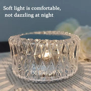Modern Cordless Waterproof Desk Lamps For Bedroom Rechargeable Led Crystal Table Lamp Luxury