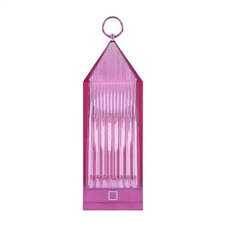 Led Outdoor Camping Lanterns Restaurant USB Charging Touch Dimming Crystal Lamps Decorative Luxury Desk Lamp Modern