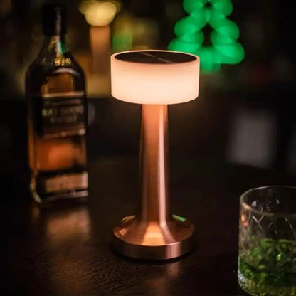 Retro Bar Table Lamp Touch Sensor LED Desktop Night Light Metal Craft Decorative Lamp For Bedroom Coffee Restaurant Lighting