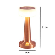 Retro Bar Table Lamp Touch Sensor LED Desktop Night Light Metal Craft Decorative Lamp For Bedroom Coffee Restaurant Lighting