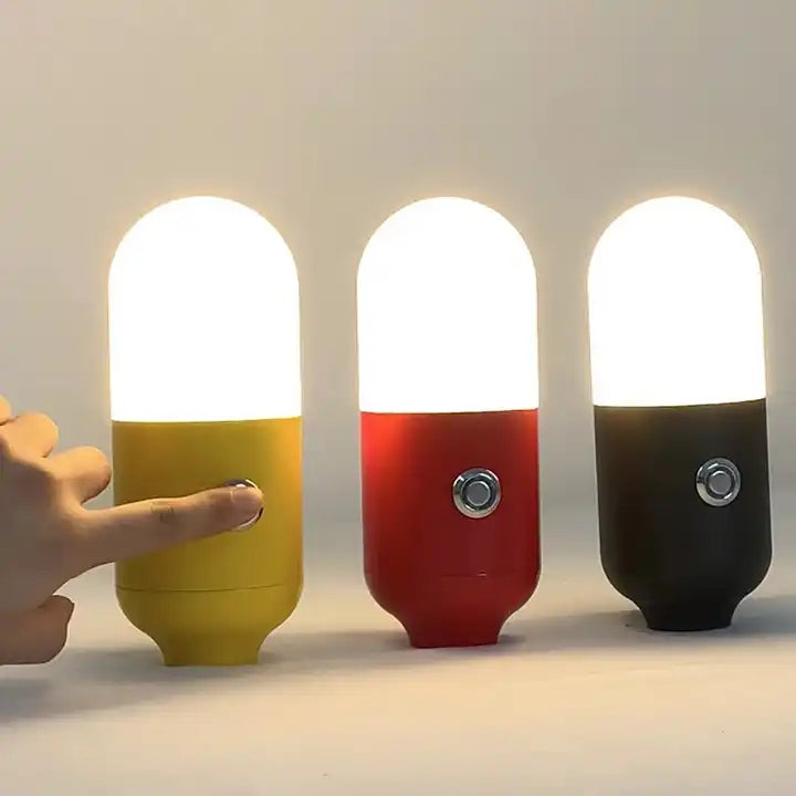 Pill Touch rechargeable battery Dimmer night light