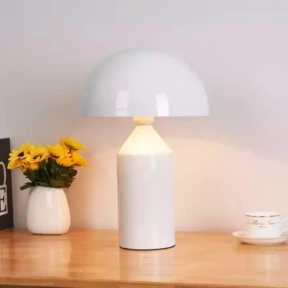 Creative Metal Design Bedroom Bedside Desktop Lighting Study Reading Lamp Nordic Personality Luxury Gold Mushroom Led Table Lamp