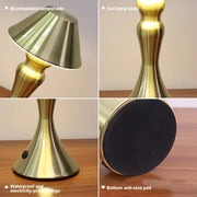 Touch charging bar atmosphere light retro personality restaurant cafe metal creative mushroom table lamp