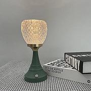 Touch table lamp trophy led dimmable decoration bedside lamp with wireless charging bedside lamp baby bedroom