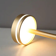 Aluminum alloy Rechargeable lithium battery dimmable table lamp lampes de table for outdoor decoration