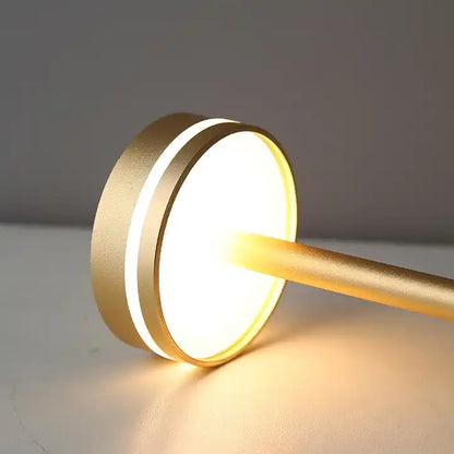 Aluminum alloy Rechargeable lithium battery dimmable table lamp lampes de table for outdoor decoration