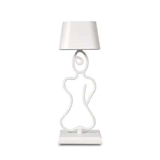 Modern Luxury Bedside Luxury Metal Wireless Portable Small Cordless Rechargeable Hotel Fashion Led Tbale Lamp