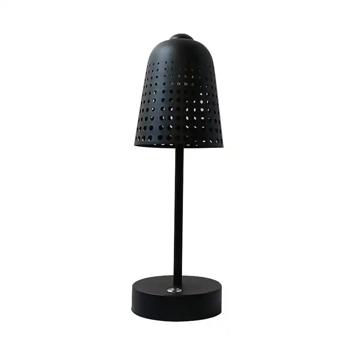 Oem&Odm creative exquisite Hollow out table lamp cordless rechargeable usb for decorate bed room