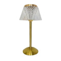 Modern Retro Metal Base Cordless Touch Dimming Usb Rechargeable Night Light Led Table Lamp For Ktv Bar Restaurant