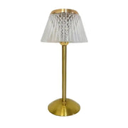Modern Retro Metal Base Cordless Touch Dimming Usb Rechargeable Night Light Led Table Lamp For Ktv Bar Restaurant