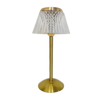 Modern Retro Metal Base Cordless Touch Dimming Usb Rechargeable Night Light Led Table Lamp For Ktv Bar Restaurant