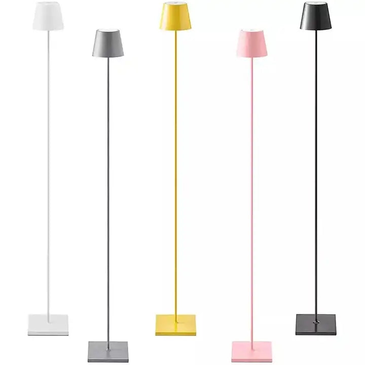 Home Decor Touch Dimmable Rechargeable Wireless Led Floor Lamp Standing Living Room Type-C Charging Cordless Floor Lamps